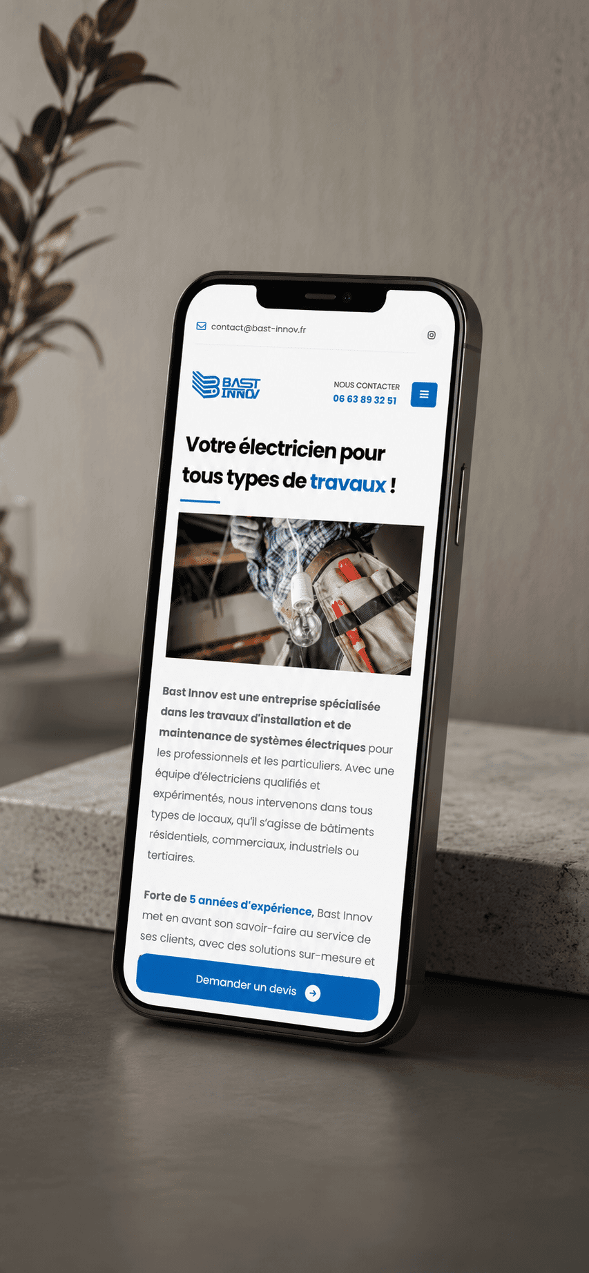 Version mobile Bast Innov